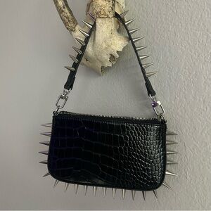 Urban Outfitters All-Over Spiked Paige Bag w/ detachable strap